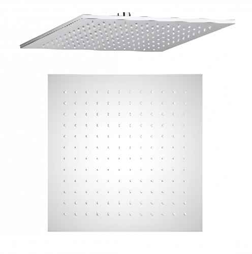 Duschkopf CUBE | aufhängbar | 300 x 300 mm | chrom Glanz