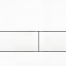 TECE Square II WC-Betätigungsplatte Metall für Zweimengentechnik | weiß matte