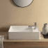 Waschbecken T-EDGE | 550 x 350 x 140 | Beige gestreift matt