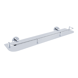 Ablage Unix mit Reling 60cm | Chrom