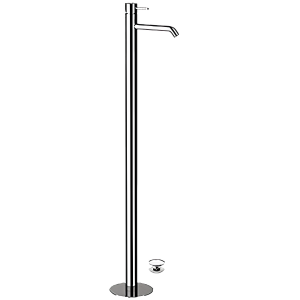 Waschtischarmatur X STYLE | Hebel | solitär | gebürstetem Nickel Glanz