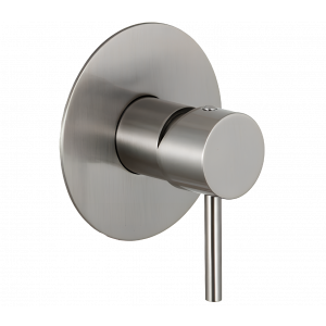 Unterputzmodul Ein-weg | hebel | gebürstetem Nickel Glanz | X STYLE